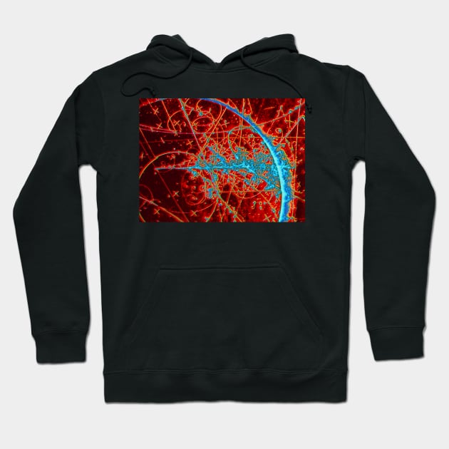 Particle tracks (A138/0009) Hoodie by SciencePhoto